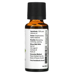 100% Pure Marjoram Oil 30 мл | Now Foods