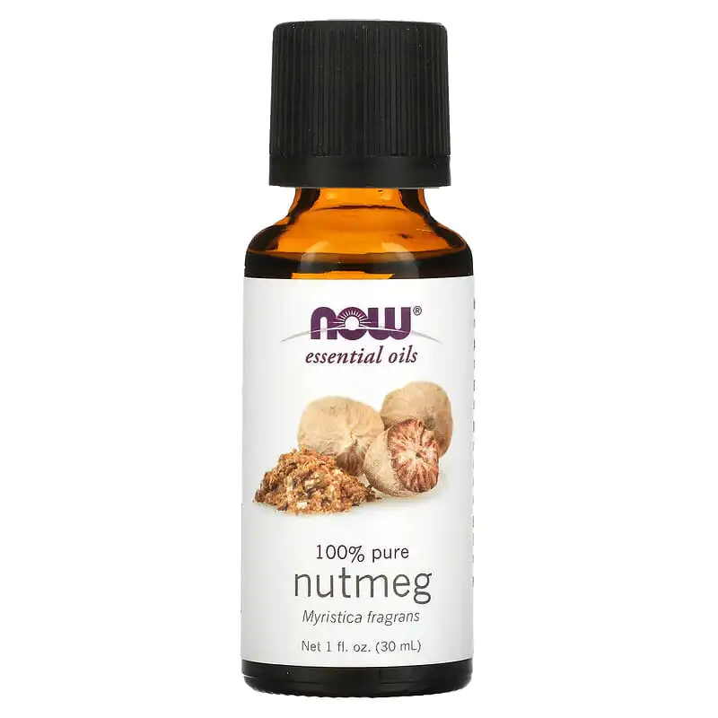 100% Pure Nutmeg Oil 30 мл | Now Foods 100% Pure Nutmeg Oil 30 мл | Now Foods