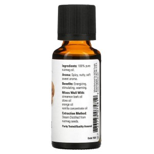100% Pure Nutmeg Oil 30 мл | Now Foods