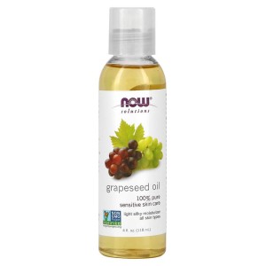 100% Pure Sensitive Skin Care Grapeseed Oil 118 мл | Now Foods