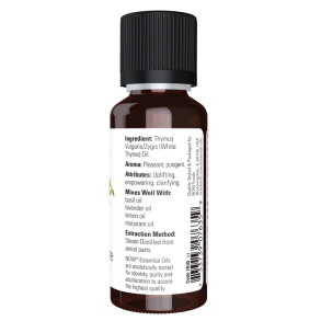 100% Pure White Thyme Oil 30 мл | Now Foods 100% Pure White Thyme Oil 30 мл | Now Foods