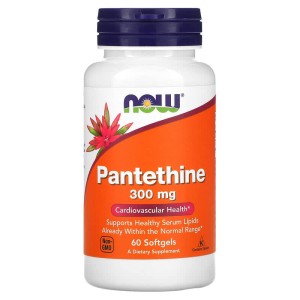 Pantethine 300 мг 60 гел-капсули | Now Foods