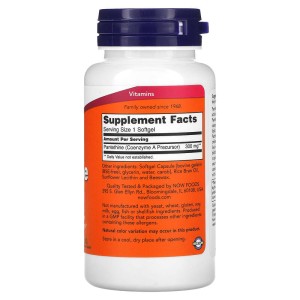 Pantethine 300 мг 60 гел-капсули | Now Foods