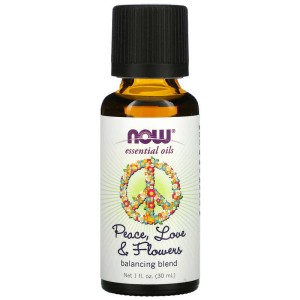 Peace, Love & Flowers Balancing Oil Blend 30 мл | Now Foods Peace, Love & Flowers Balancing Oil Blend 30 мл | Now Foods