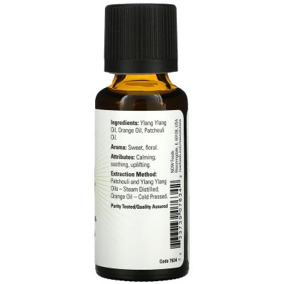 Peace, Love & Flowers Balancing Oil Blend 30 мл | Now Foods Peace, Love & Flowers Balancing Oil Blend 30 мл | Now Foods