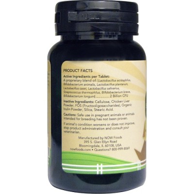 PET GI Support (Probiotic) 90 таблетки | Now Foods Подобрява чревната флора Подпомага функцията на храносмилателната система За разграждане на мазнини и въглехидрати Подпомага здравето на стомашно-чре PET GI Support (Probiotic) 90 таблетки | Now Foods Под