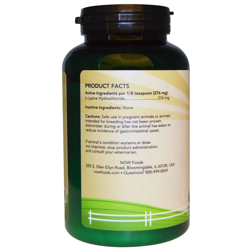 PET L-Lysine Powder (For Cats) 226,8 гр | Now Foods PET L-Lysine Powder (For Cats) 226,8 гр | Now FoodsПодпомага растежа на котките
За по-добро усвояване от тялото на калций
Помага за зарастването на травми
Подходящо средство след оперативни PET L-Lysine Powder (For Cats) 226,8 гр | Now Foods Подпомага растежа на котките За по-добро усвояване от тялото на калций Помага за зарастването на травми Подходящо средство след оперативни наме PET L-Lysine Powder (For Cats) 226,8 гр | Now Foods Подпома