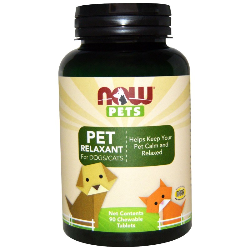 PET Relaxant (For Cats & Dogs) 90 таблетки | Now Foods Намалява стреса Възвръща настроението у животните Подпомага успокояването на котките и кучетата Срещу нервни пристъпи За по-бързото и спокойно PET Relaxant (For Cats & Dogs) 90 таблетки | Now 