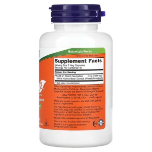 Phase 2 White Kidney Bean Extract 500 мг 120 веге капсули | Now Foods Phase 2 White Kidney Bean Extract 500 мг 120 веге капсули | Now Foods