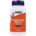 Phosphatidyl Serine 100 мг + Ginkgo 50 дражета | Now Foods Укрепва нервната система Защитава от загуба на паметта Подобрява концентрацията Защитава мозъчните клетки от увреждане Укрепва имунната за Phosphatidyl Serine 100 мг + Ginkgo 50 дражета | Now Food