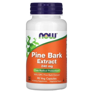 Pine Bark Extract 240 мг 90 веге капсули | Now Foods