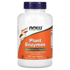 Plant Enzymes 240 веге капсули | Now Foods Plant Enzymes 240 веге капсули | Now Foods