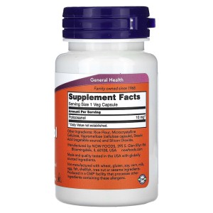 Policosanol 10 мг 90 веге капсули | Now Foods