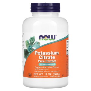 Potassium Citrate Pure Powder 340 гр | Now Foods