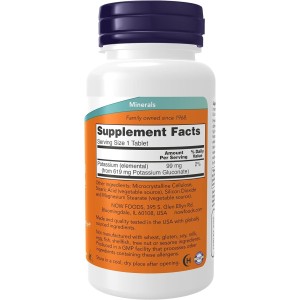 Potassium Gluconate 99 мг 100 таблетки | Now Foods
