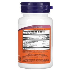 PQQ Energy 20 мг 30 веге капсули | Now Foods