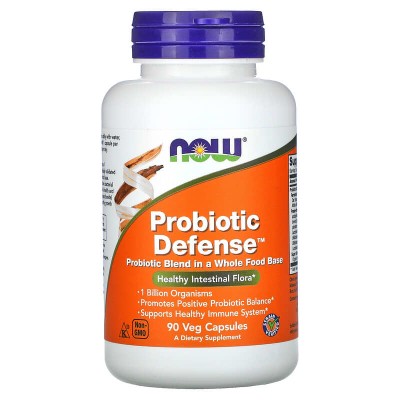Probiotic Defense 90 веге капсули | Now Foods