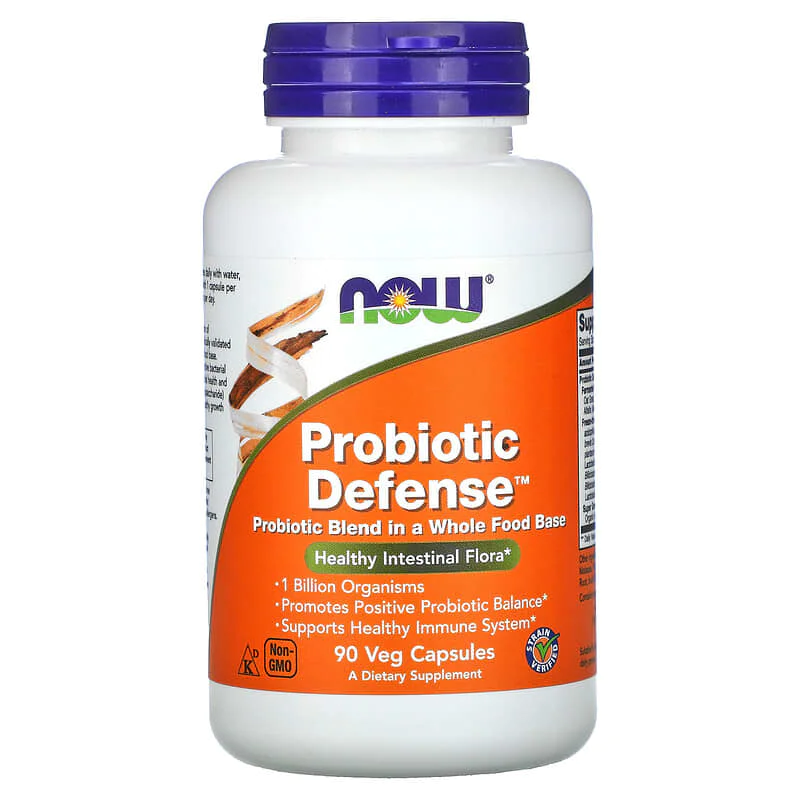 Probiotic Defense 90 веге капсули | Now Foods Probiotic Defense 90 веге капсули | Now Foods