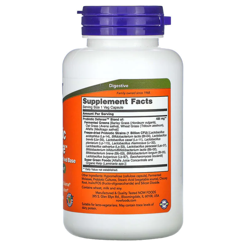 Probiotic Defense 90 веге капсули | Now Foods Probiotic Defense 90 веге капсули | Now Foods