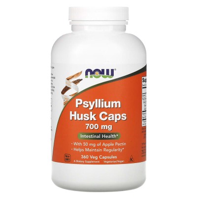 Psyllium Husk 700 мг 360 веге капсули | Now Foods