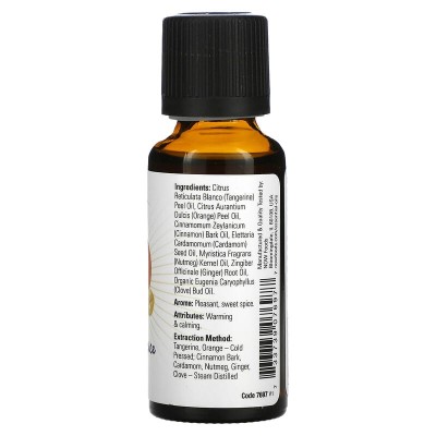 Pumpkin Spice Fall Oil Blend 30 мл | Now Foods