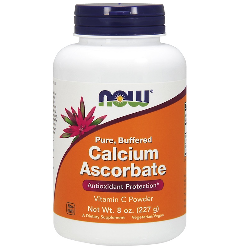 Pure Buffered Calcium Ascorbate Vitamin C прах 227 гр | Now Foods