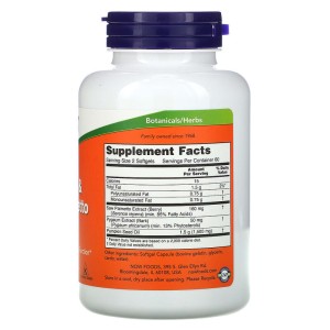 Pygeum & Saw Palmetto 120 гел-капсули | Now Foods