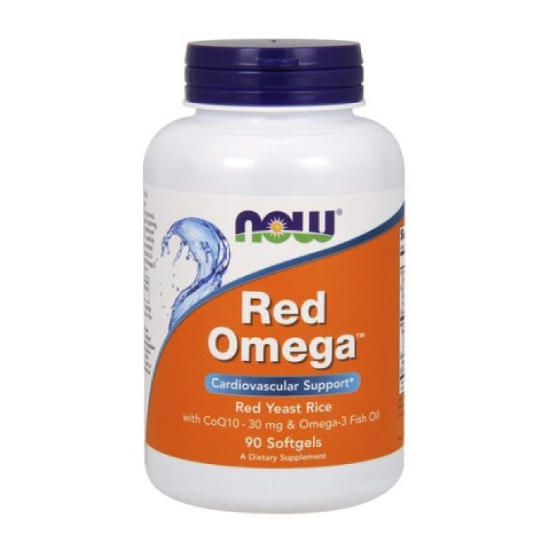 Red Omega 90 дражета | Now Foods