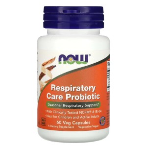 Respiratory Care Probiotic 60 веге капсули | Now Foods Respiratory Care Probiotic 60 веге капсули | Now Foods