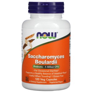 Saccharomyces Boulardii 120 веге капсули | Now Foods