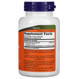 Saccharomyces Boulardii 120 веге капсули | Now Foods