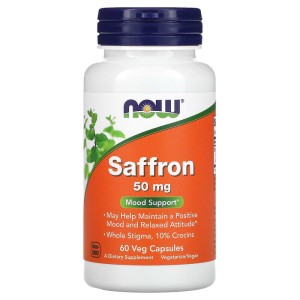 Saffron 50 мг 60 веге капсули | Now Foods