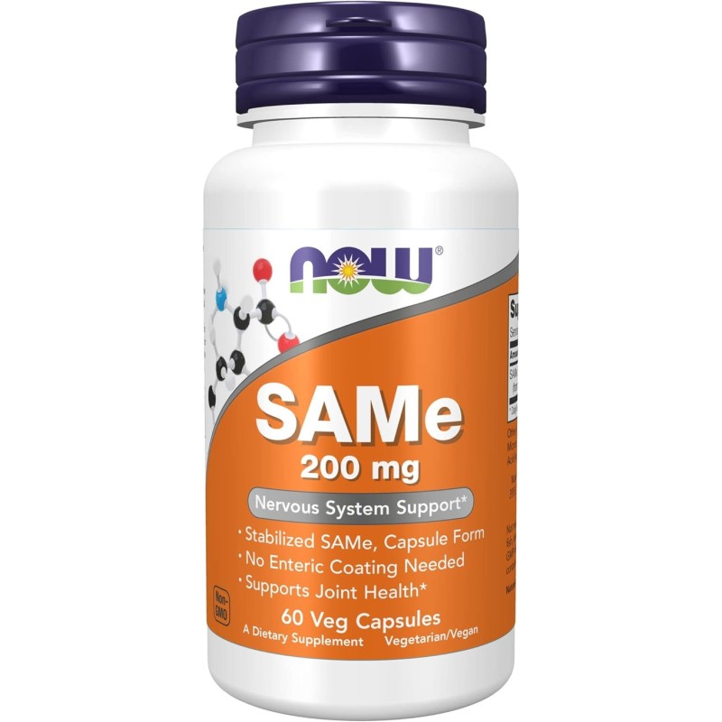 SAMe 200 мг 60 веге капсули | Now Foods