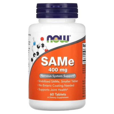 САМ-е 400 мг 60 таблетки | Now Foods