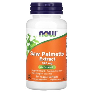 Saw Palmetto Extract with Pumpkin Seed Oil 90 гел-капсули | Now Foods