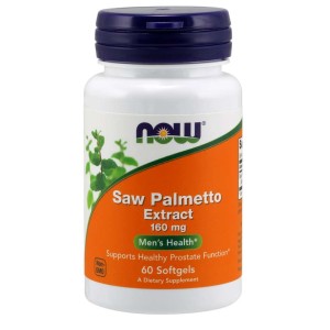 Сао Палмето 160 мг екстракт 60 дражета | Now Foods