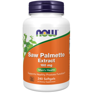 Сао Палмето 160 мг екстракт 240 дражета | Now Foods