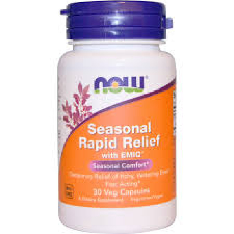Seasonal Rapid Relief 30 веге капсули | Now Foods