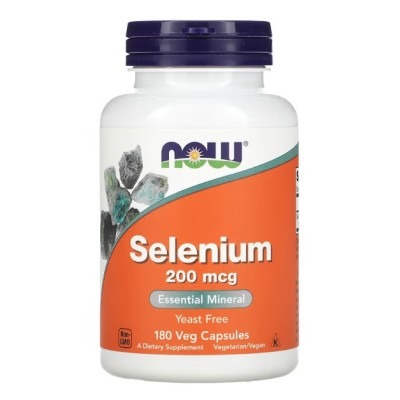 Selenium 200 мкг 180 веге капсули | Now Foods Защитава глутатиона от разрушение Има антиоксидантно и противовъзпалително действие Засилва сексуалните функции на мъжете и жените Подпомага горенето на мазнин Selenium 200 мкг 180 веге капсули | Now Foods Защ