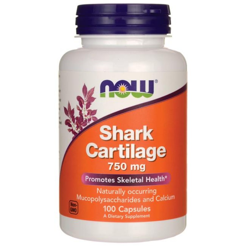 Хрущял от Акула 750 мг 100 капсули | Now Foods