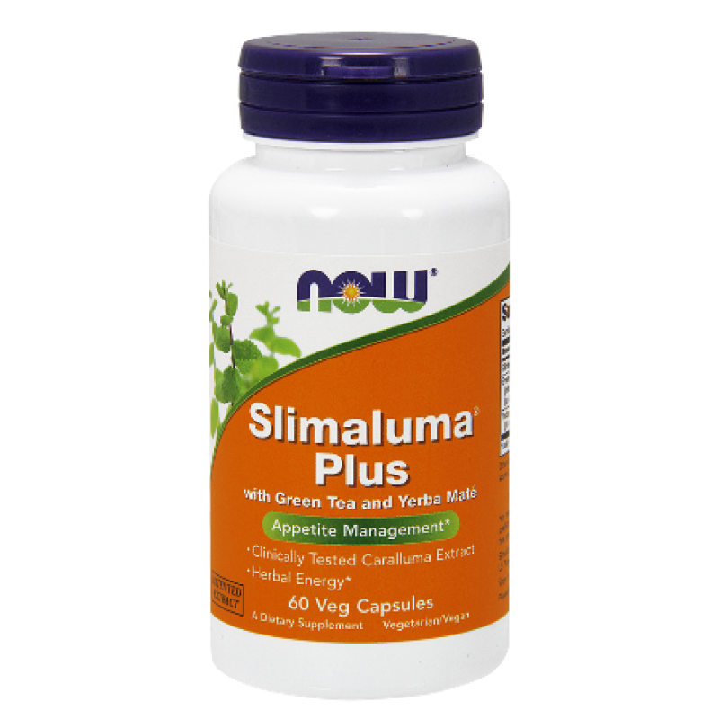 Slimaluma Plus (Каралума екстракт) 60 веге капсули | Now Foods