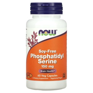 Soy-Free Phosphatidyl Serine 150 мг 60 веге капсули | Now Foods
