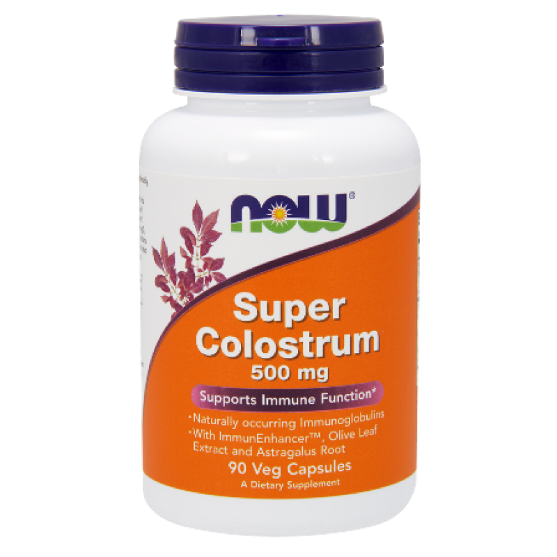 Super Colostrum 500 мг 90 веге капсули | Now Foods