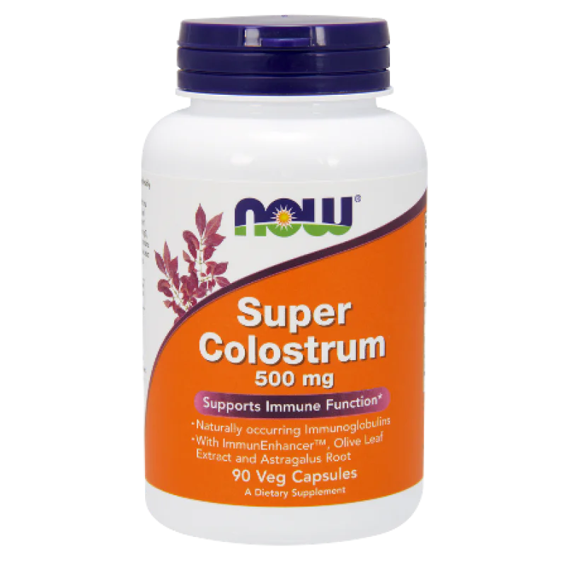 Super Colostrum 500 мг 90 веге капсули | Now Foods Подсилва имунитета Има антибактериално свойство Предотвратява стреса Поддържа кожата Защитава от вируси и инфекции Увеличава устойчивостта на мускул Super Colostrum 500 мг 90 веге капсули | Now Foods Подс