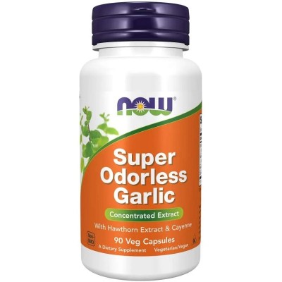Super Odorless Garlic 90 веге капсули | Now Foods Super Odorless Garlic 90 веге капсули | Now Foods
