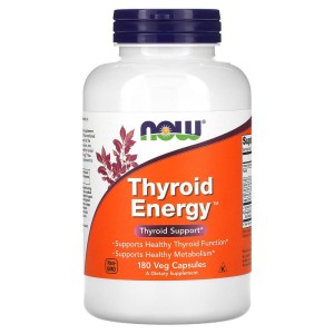 Добавка за Щитовидната Жлеза Thyroid Energy 180 капсули | Now Foods