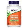 Turmeric Curcumin with BioPerine 90 веге капсули | Now Foods