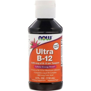 Ultra B-12 5,000 мкг 118 мл | Now Foods