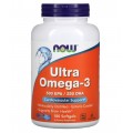 Ultra Omega 3 180 дражета | Now Foods