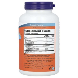 Ultra Omega 3 180 дражета | Now Foods